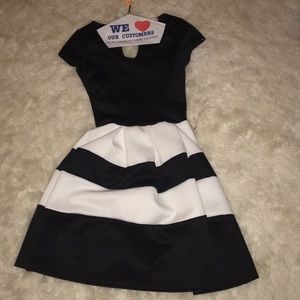 party dress with keyhole back